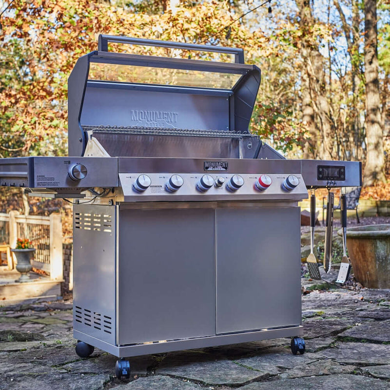 Monument Grills Denali 605Pro | Stainless Smart Propane Gas Grill