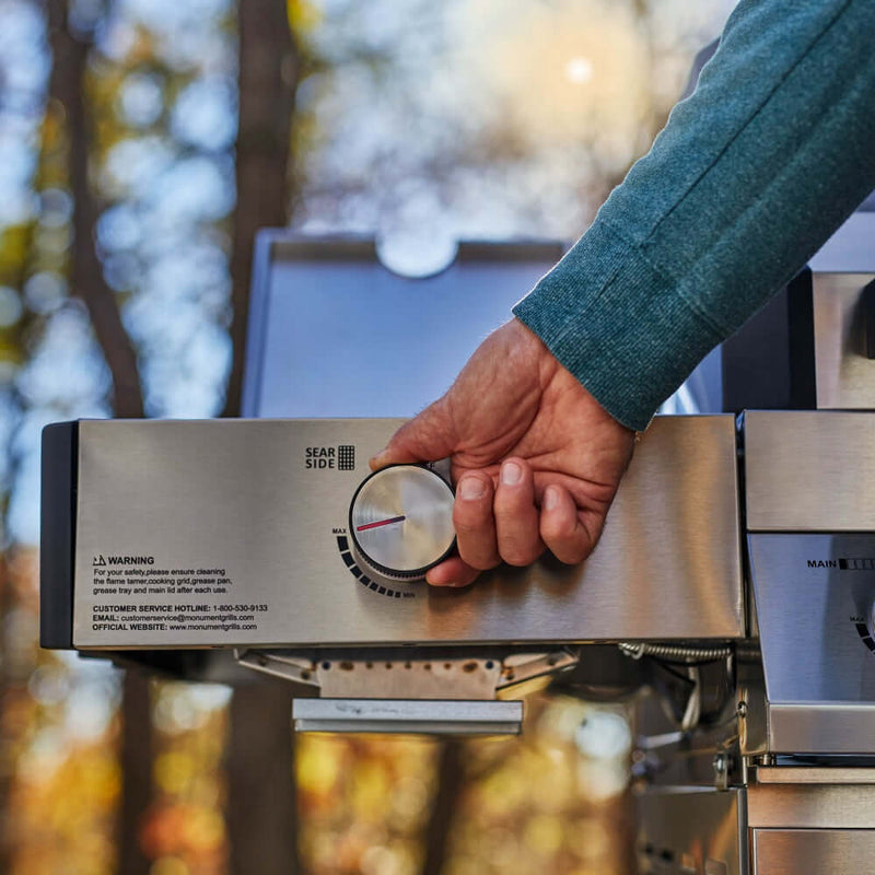 Monument Grills Denali 605Pro | Stainless Smart Propane Gas Grill