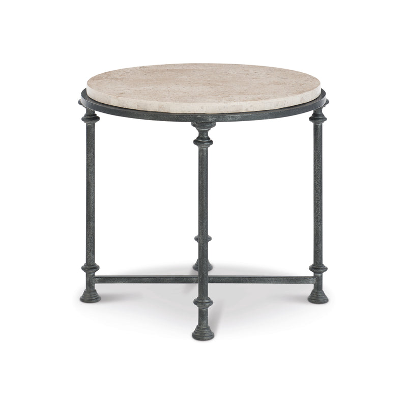 Bernhardt Galesbury Round Metal End Table