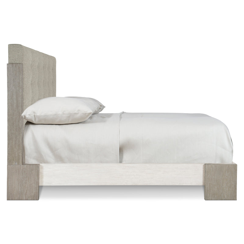 Bernhardt Foundations Upholstered Button Tufted King Panel Bed