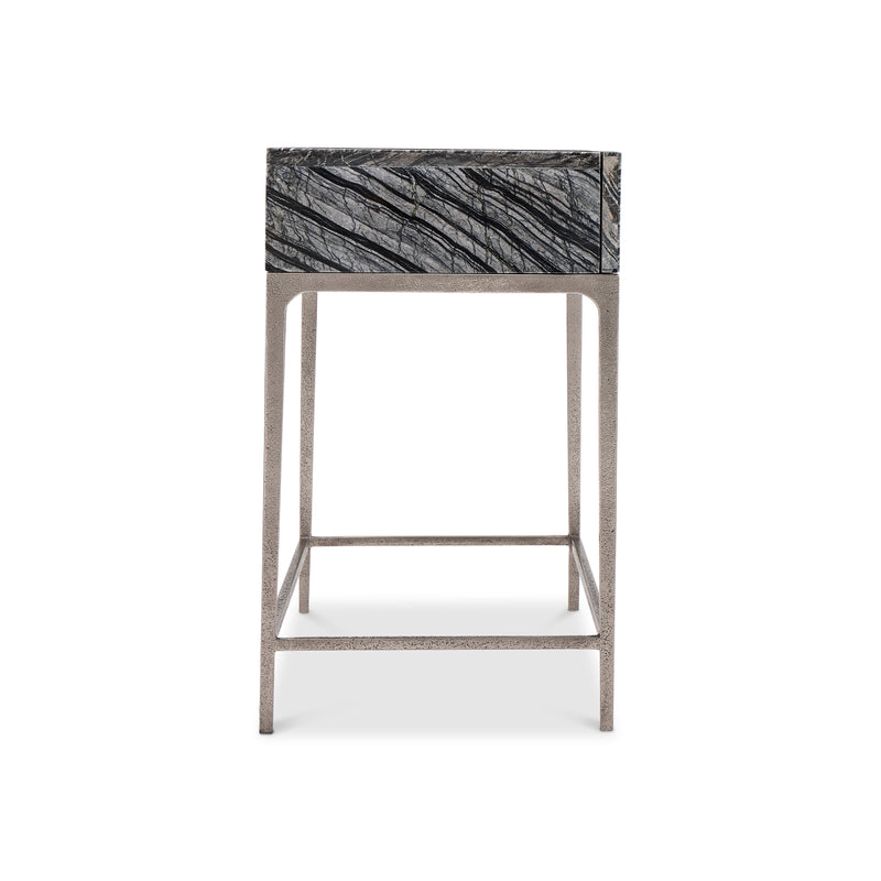 Bernhardt Linea Black Marble Nightstand