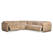 Bernhardt Alta 5-Piece Leather Power Motion Sectional
