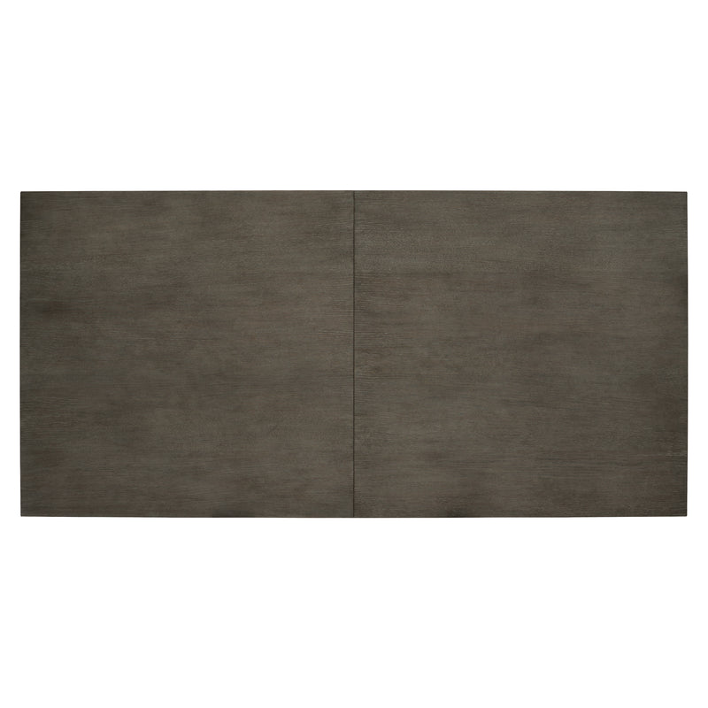 Bernhardt Linea Rectangular Dining Table in Cerused Charcoal