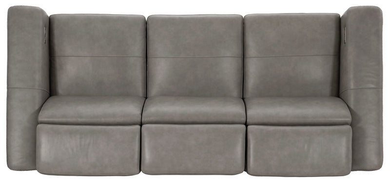 Bernhardt Lioni Leather Power Motion Sofa