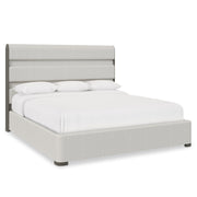 Bernhardt Prado King Panel Bed in Porcini Finish