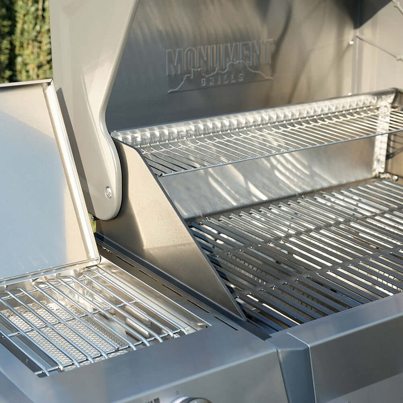 Monument Grills Eminence 405 |Chic Clearview® Smart Stainless Gas Grill