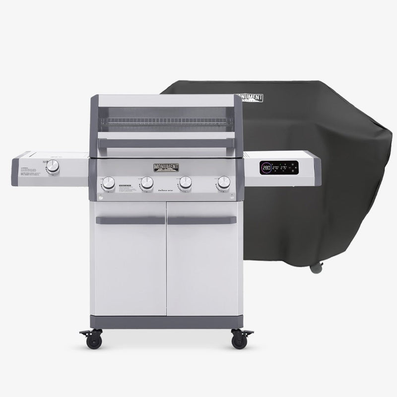 Monument Grills Eminence 405 |Chic Clearview® Smart Stainless Gas Grill