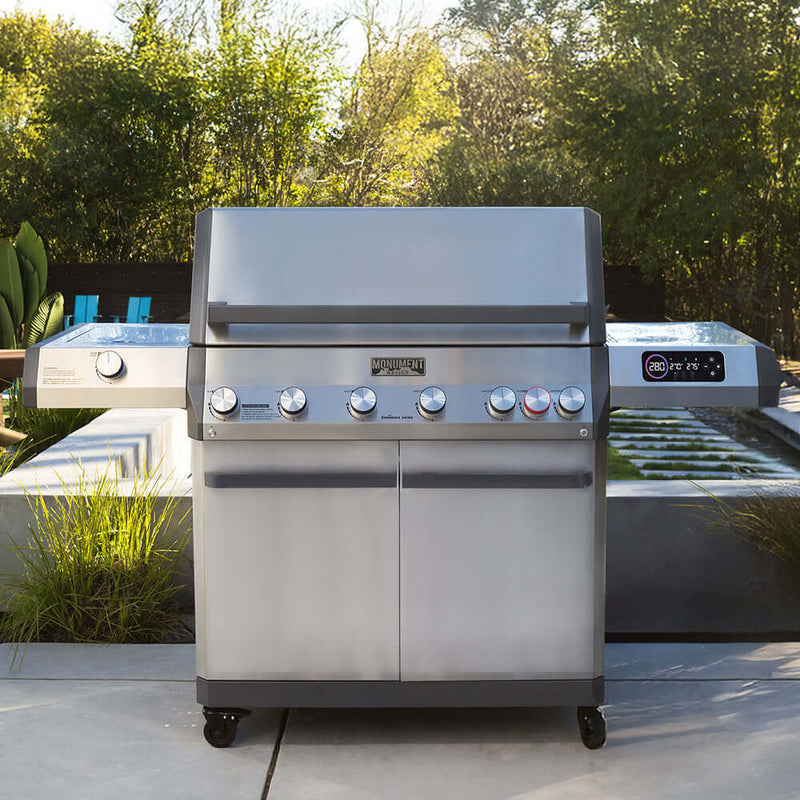 Monument Grills Eminence 605 | Master Power Stainless Natural/Propane Gas Grill