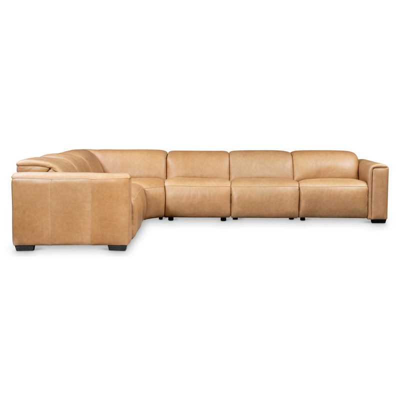 Bernhardt Billings Leather Power Motion Sectional