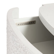 Bernhardt Monolith Faux Stone Nightstand