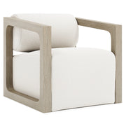 Bernhardt Leilani Outdoor Swivel Chair, Sea Oat Finish