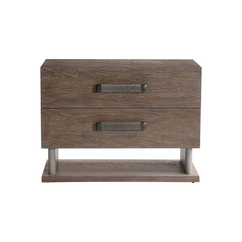 Bernhardt Casa Paros Nightstand with Panel Base