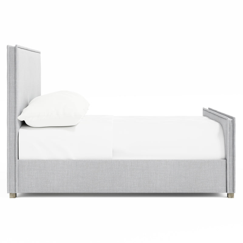 Bernhardt Sawyer Upholstered Panel Bed, King - Pebble