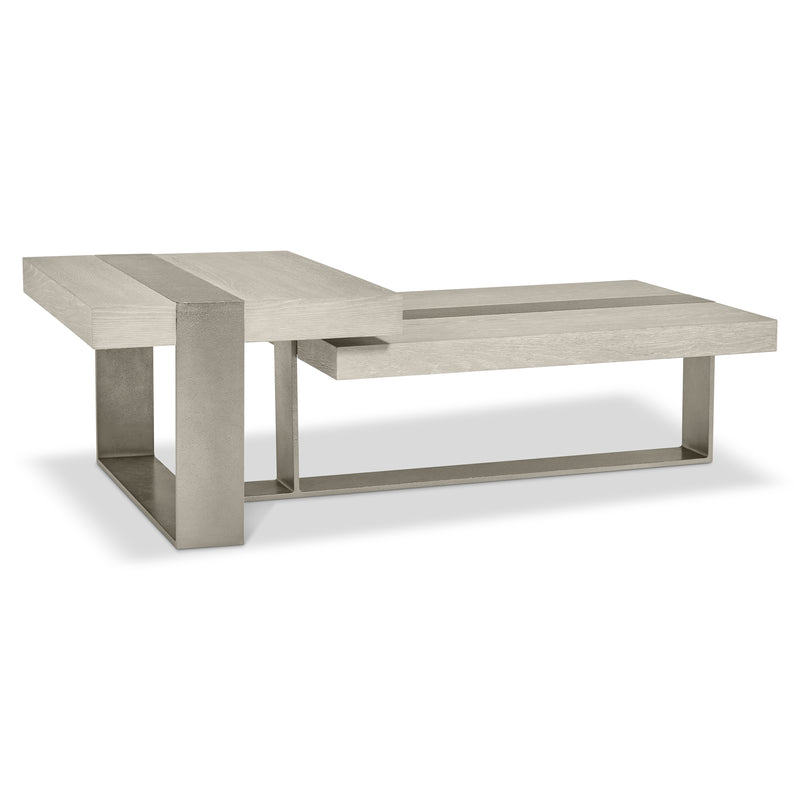 Bernhardt Tempo Metal Base Cocktail Table