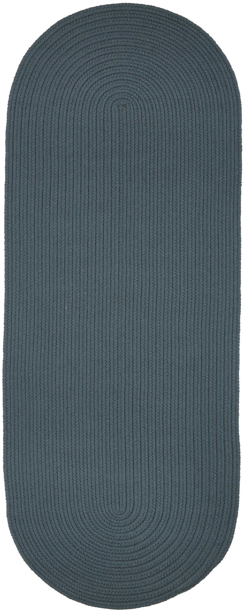 Solid Poly Ocean Blue Polypropylene Outdoor Rug