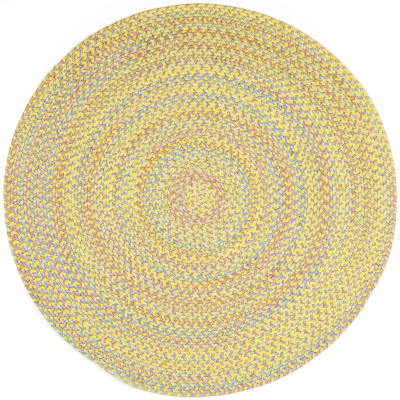 Playtime Yellow Polypropylene Outdoor Rug