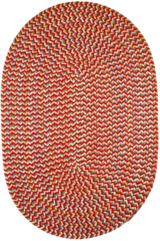 Cypress Brilliant Red polypropylene outdoor rug