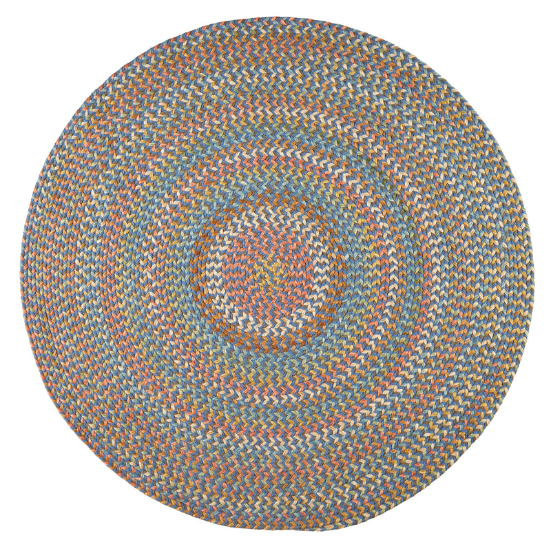 Cypress Marina Blue Polypropylene Outdoor Rug