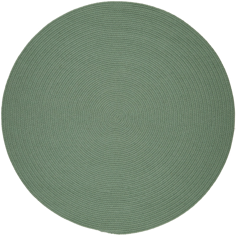 Solid Poly Celadon Polypropylene Outdoor Rug