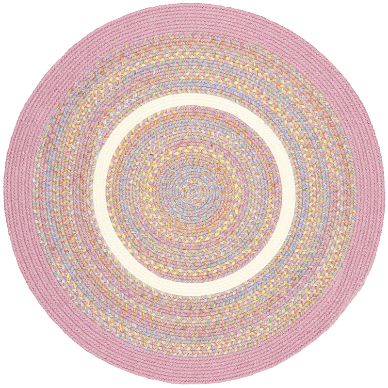 Kids' Isle Pink Polypropylene Outdoor Rug