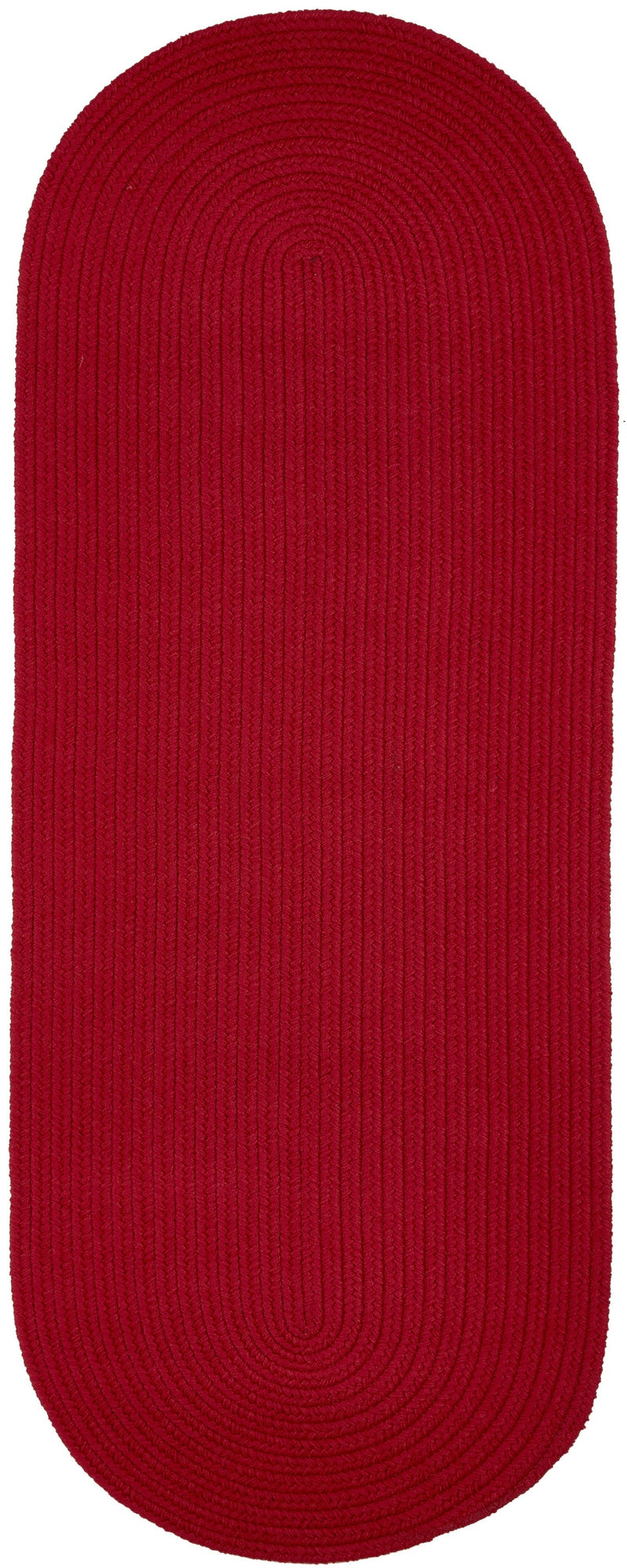 Solid Poly Brilliant Red Polypropylene Outdoor Rug