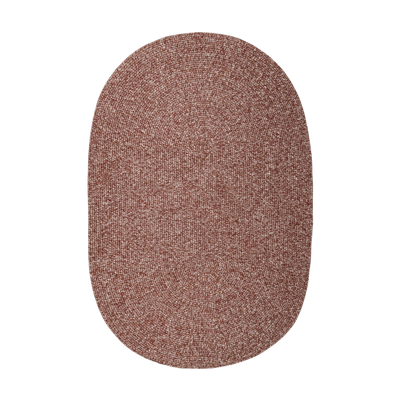 Elegance Earthy Terracotta Polypropylene Outdoor Rug