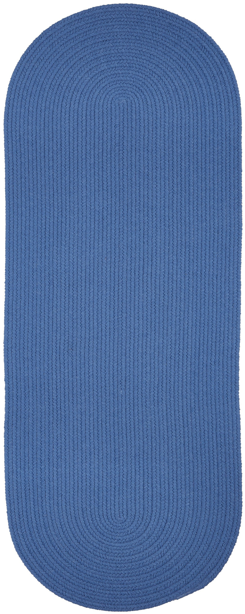 Solid Poly French Blue Polypropylene Outdoor Rug