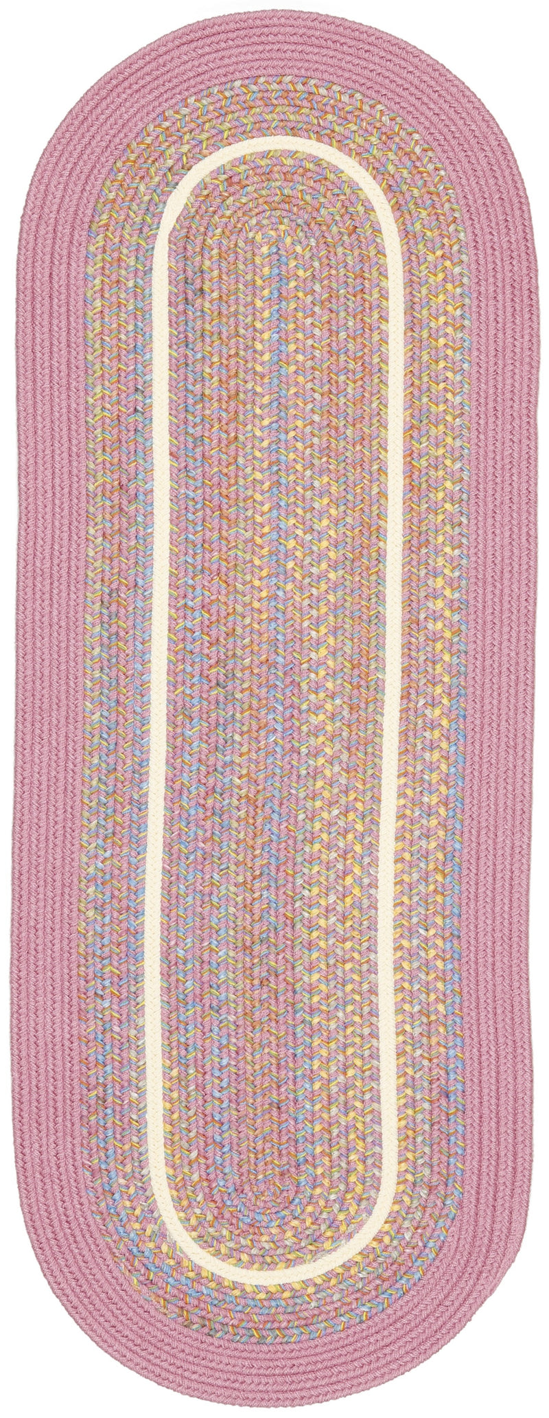 Kids' Isle Pink Polypropylene Outdoor Rug