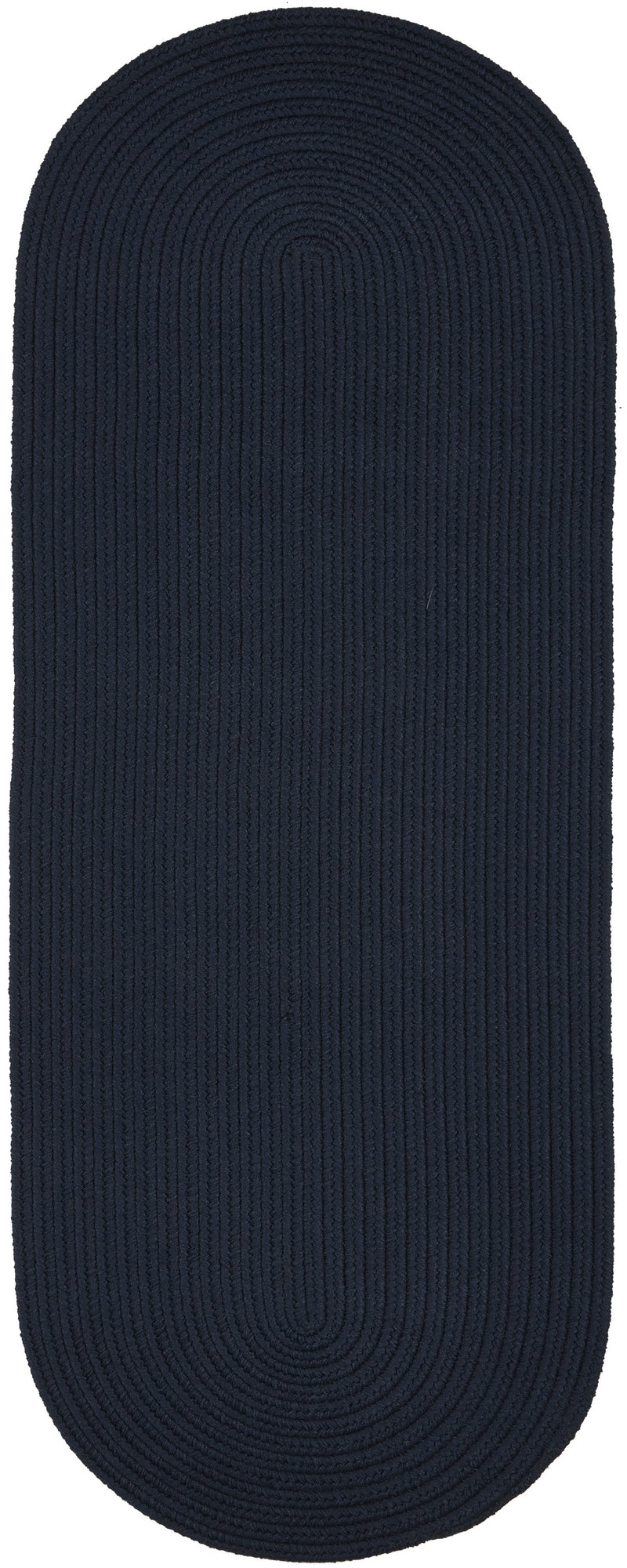 Solid Poly Navy Polypropylene Outdoor Rug