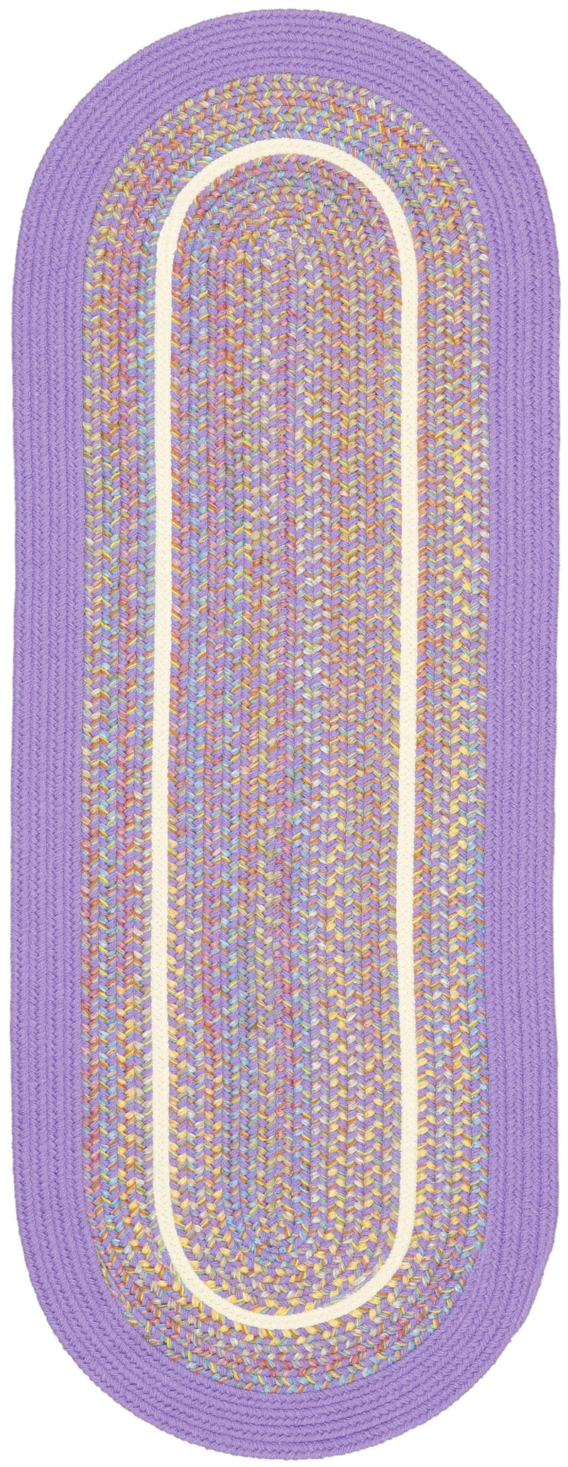 Kids' Isle Violet Polypropylene Outdoor Rug