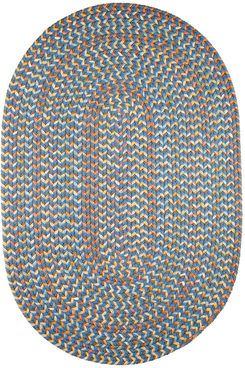 Cypress Marina Blue polypropylene outdoor rug
