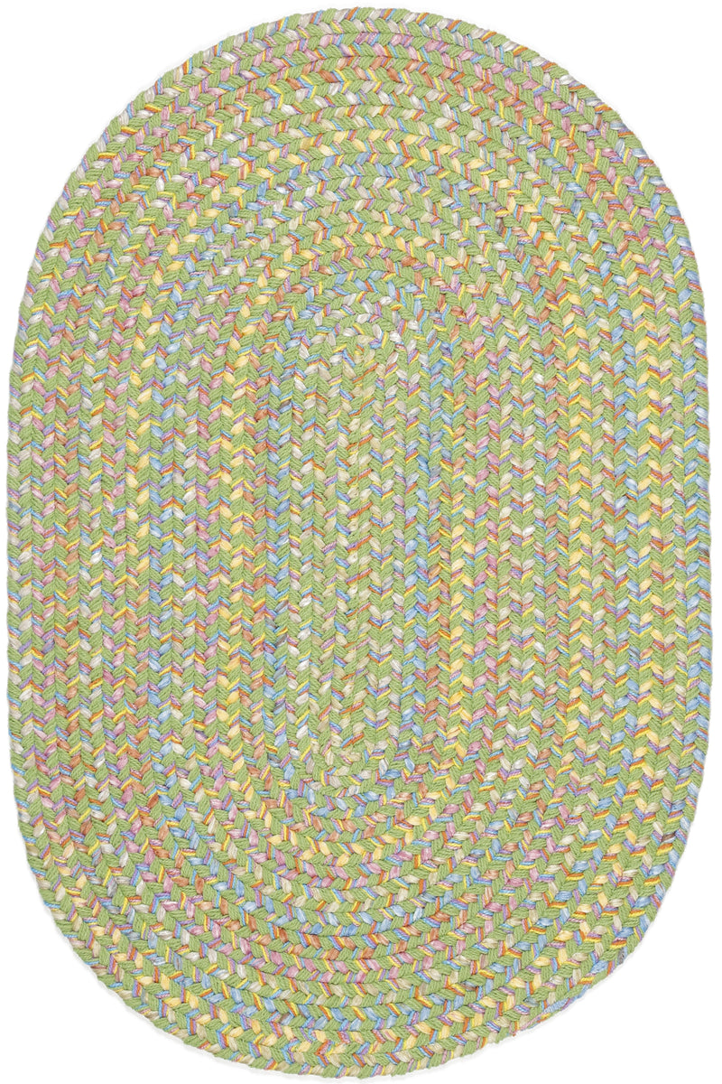 Playtime Lime Polypropylene Outdoor Rug