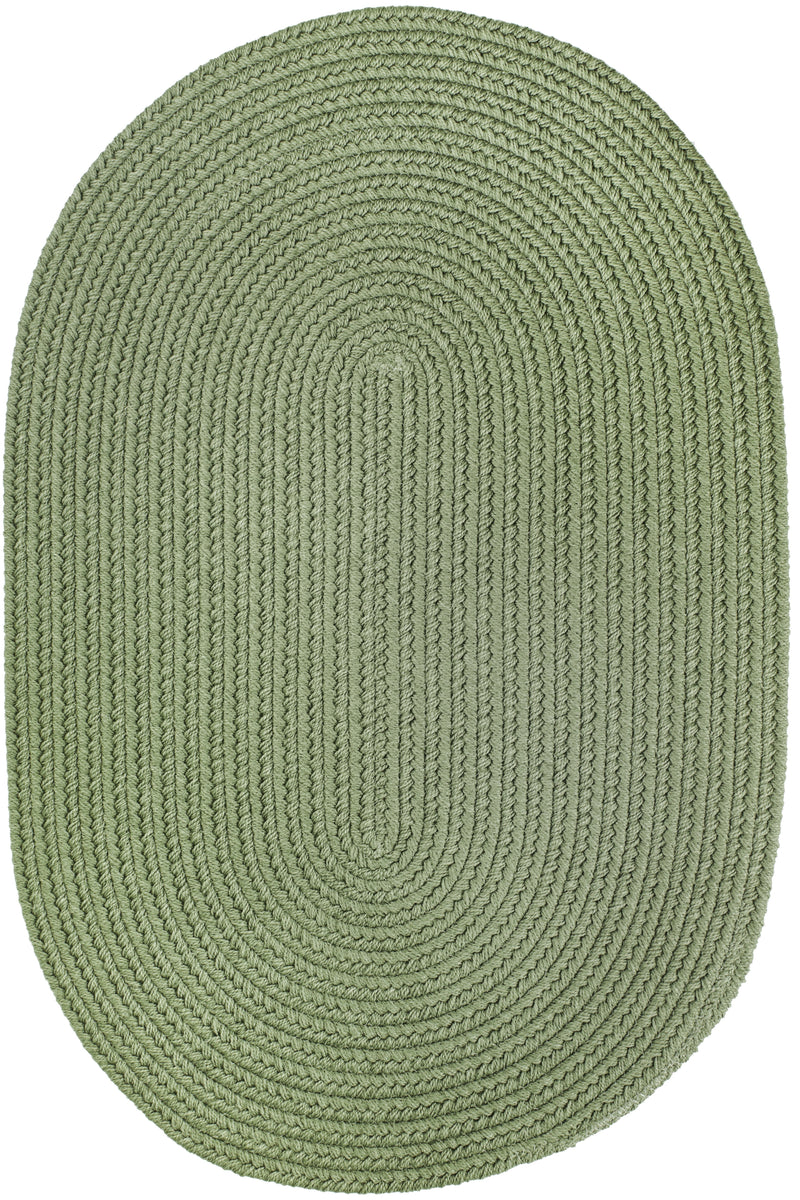 Solid Poly Olive Polypropylene Outdoor Rug
