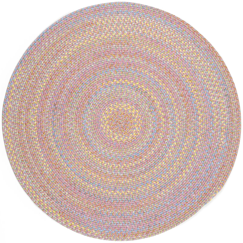 Playtime Pink Polypropylene Outdoor Rug