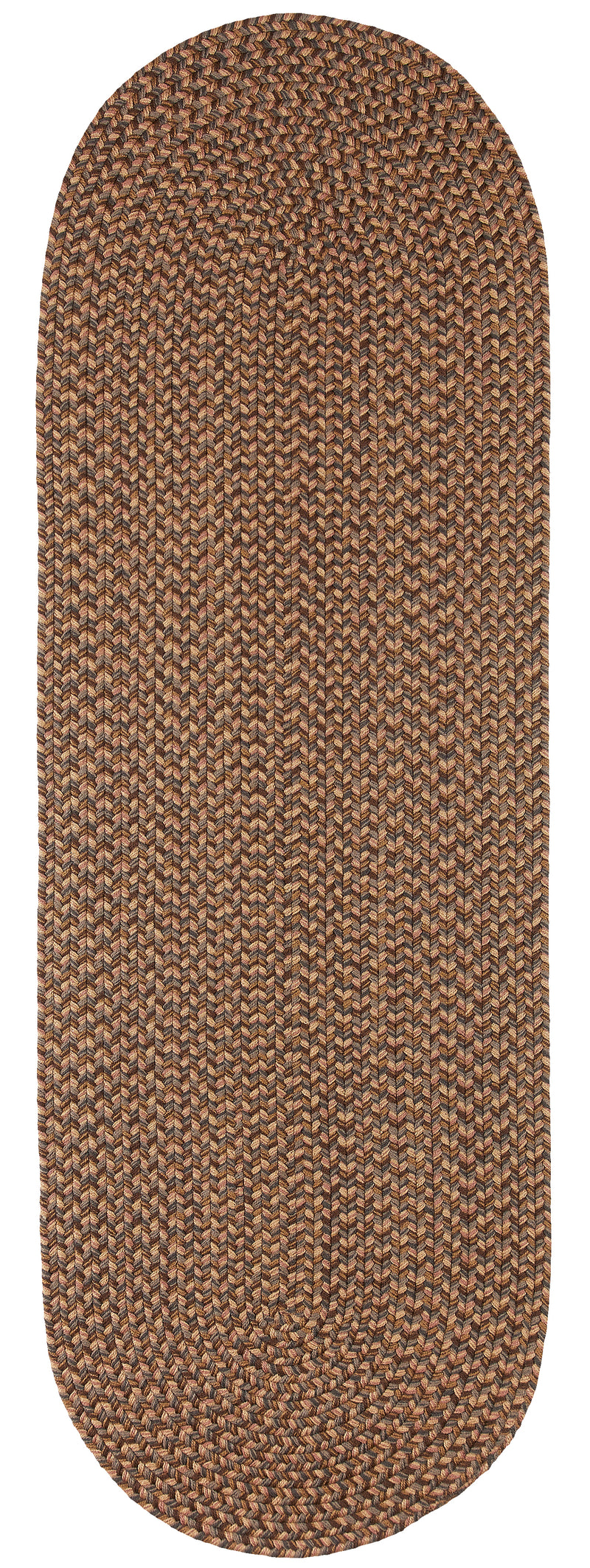 Camden Shades of Brown Polypropylene Outdoor Rug