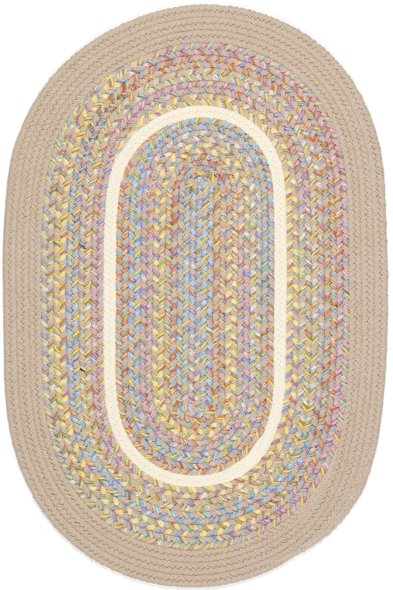 Kids' Isle SandBeige Polypropylene Outdoor Rug