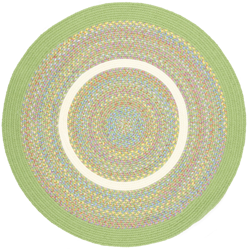 Kids' Isle Lime Polypropylene Outdoor Rug