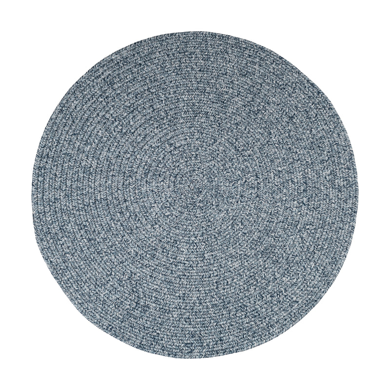 Elegance Dusty Blue Polypropylene Outdoor Rug