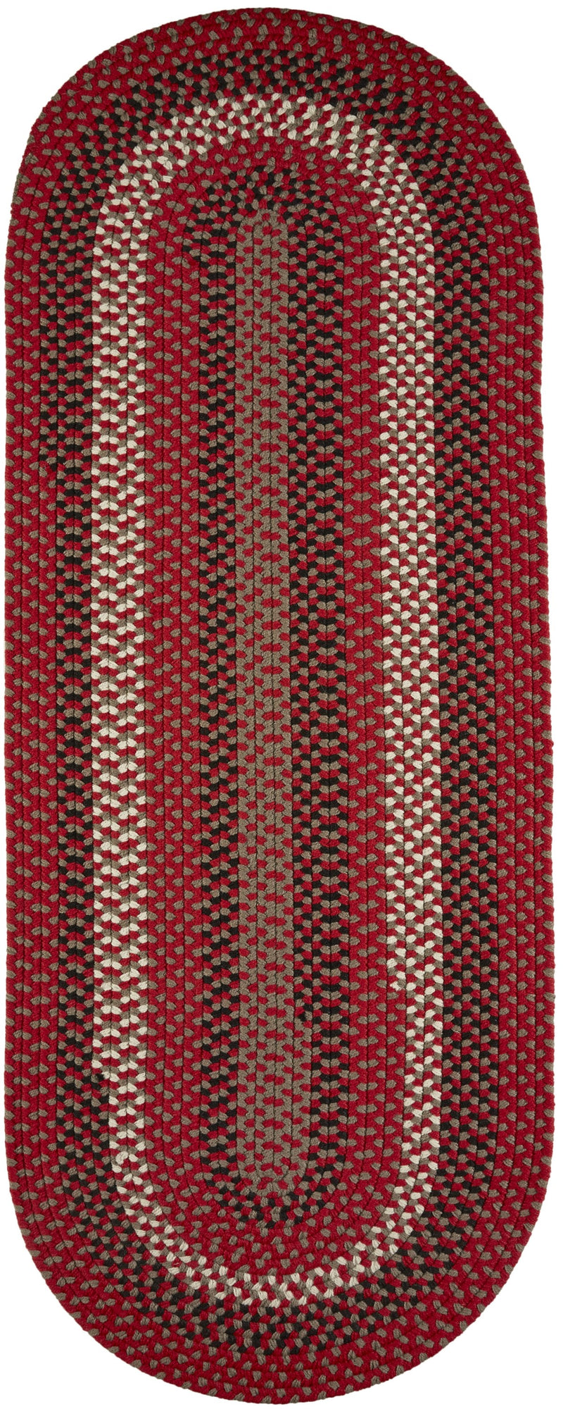 Manhattan Red Brick Polypropylene Outdoor Rug