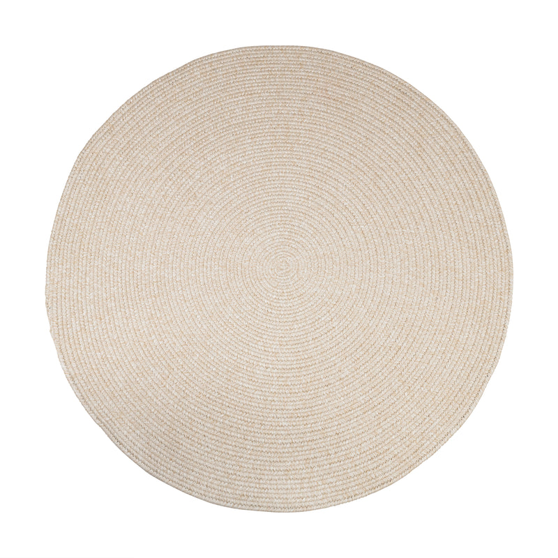 Elegance Pale Sand Polypropylene Outdoor Rug