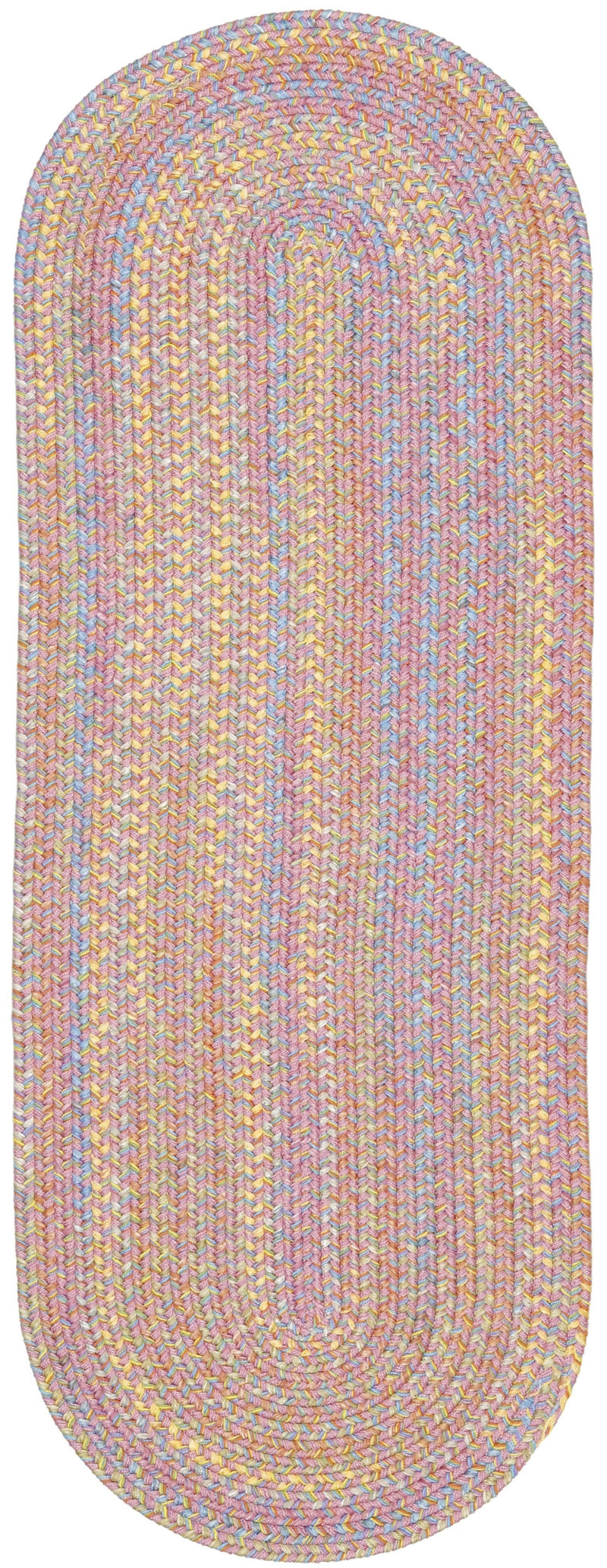 Playtime Pink Polypropylene Outdoor Rug