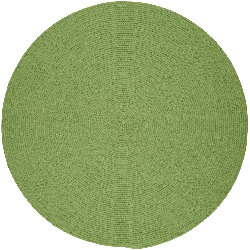Solid Poly Key Lime Polypropylene Outdoor Rug