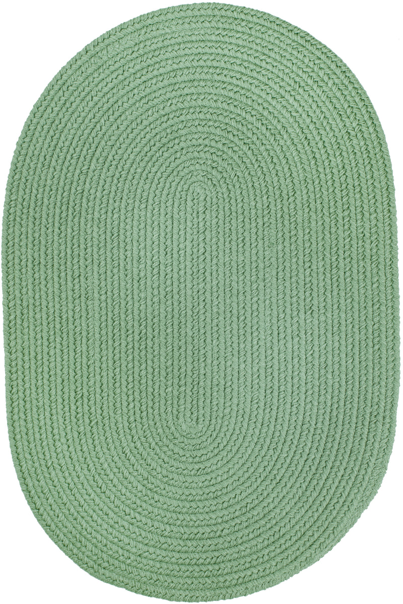 Solid Poly Celadon Polypropylene Outdoor Rug