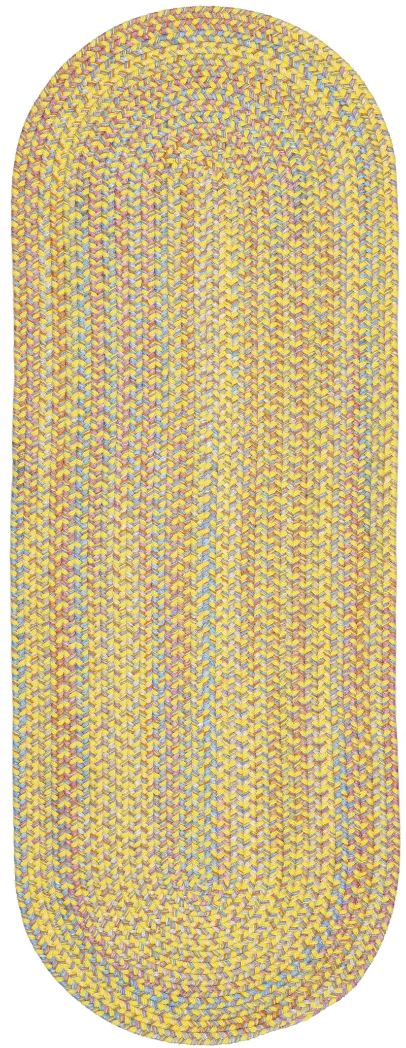 Playtime Yellow Polypropylene Outdoor Rug