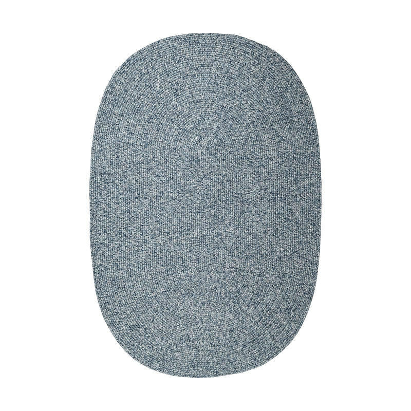 Elegance Dusty Blue Polypropylene Outdoor Rug