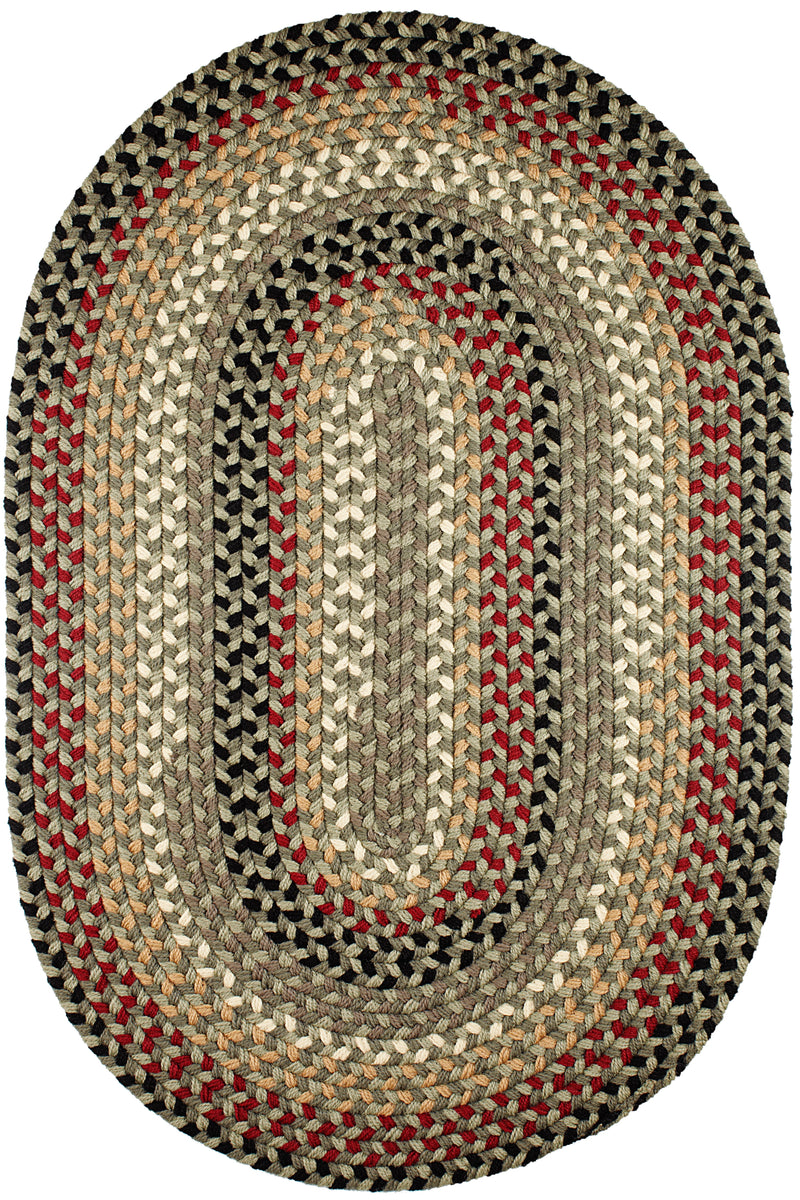 Mayflower Forest Green Polypropylene Outdoor Rug