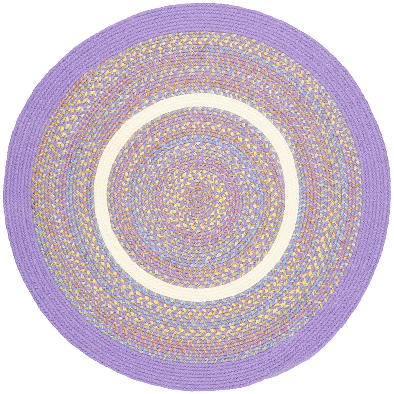 Kids' Isle Violet Polypropylene Outdoor Rug