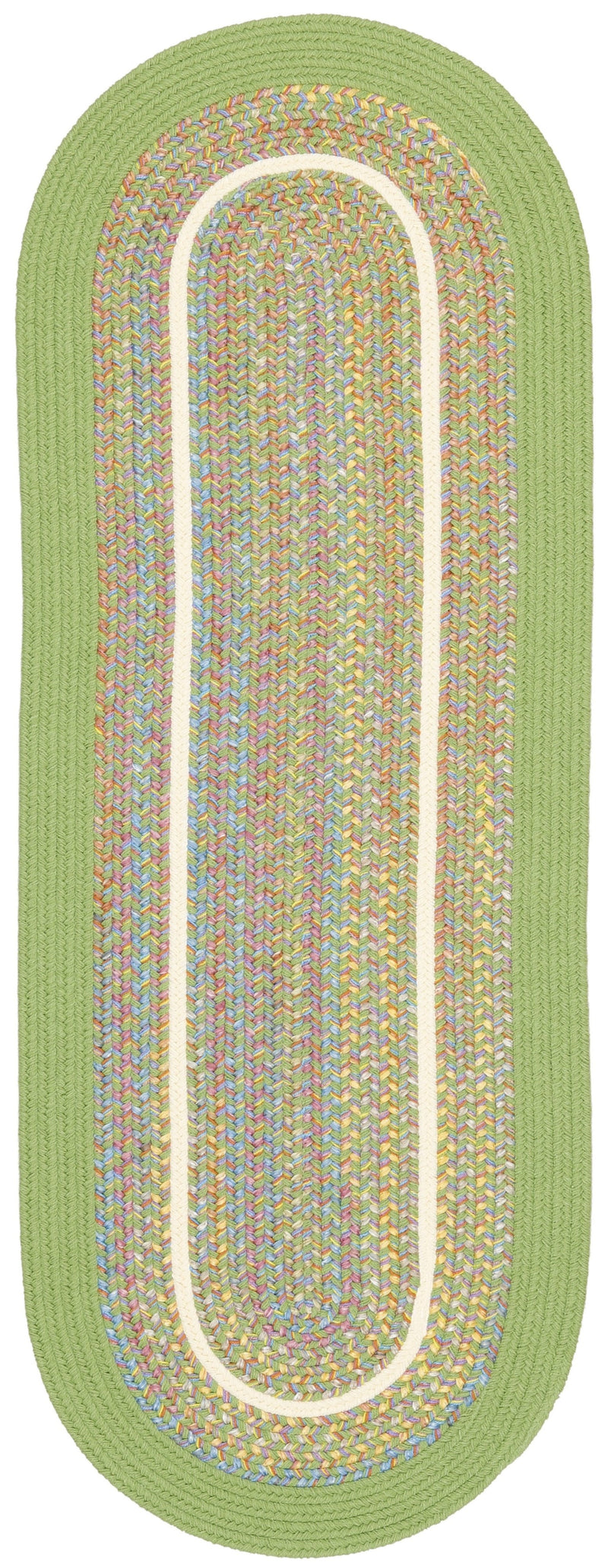Kids' Isle Lime Polypropylene Outdoor Rug