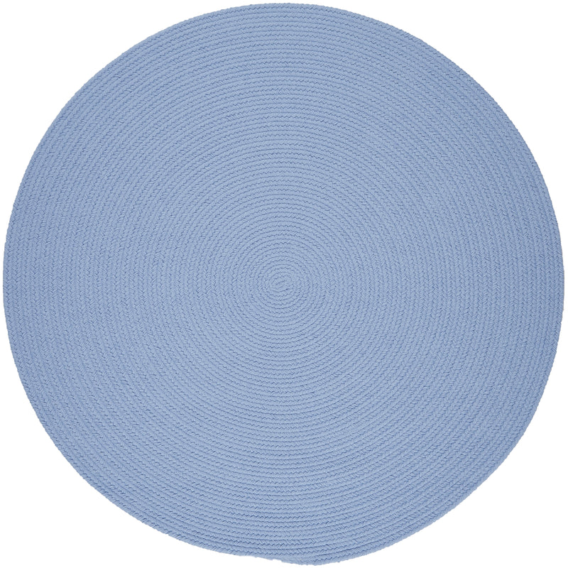 Solid Poly Hydrangea Polypropylene Outdoor Rug