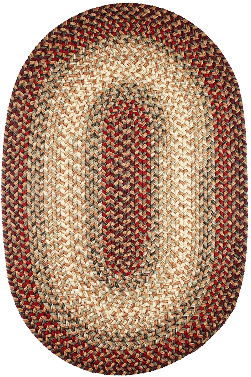 Easy Living Spanish Red Polypropylene Outdoor Rug